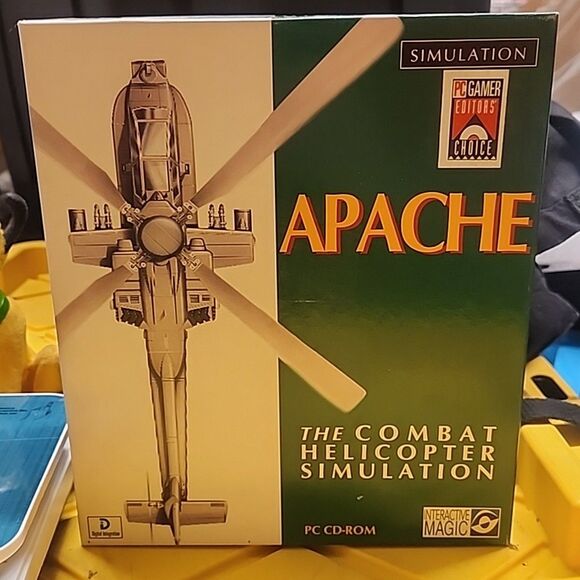 Other - Apache The Combat Helicopter Simulator PC CD-ROM Big Box Complete